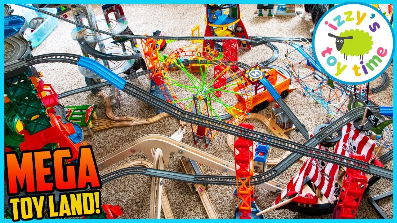 MEGA Toy Land! Thomas Trackmaster. Wooden Railway. Cars . K'Nex! Woah!