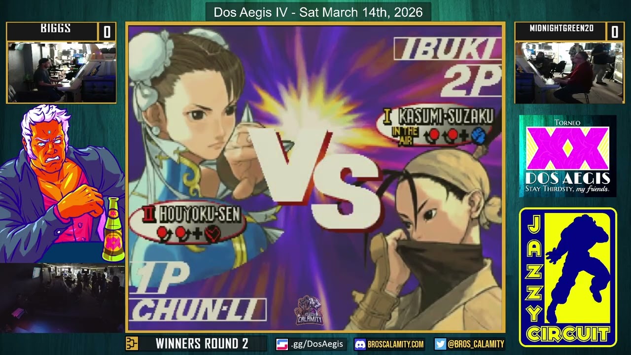 Dos Aegis - #3rdstrike - Biggs vs MidnightGreen20