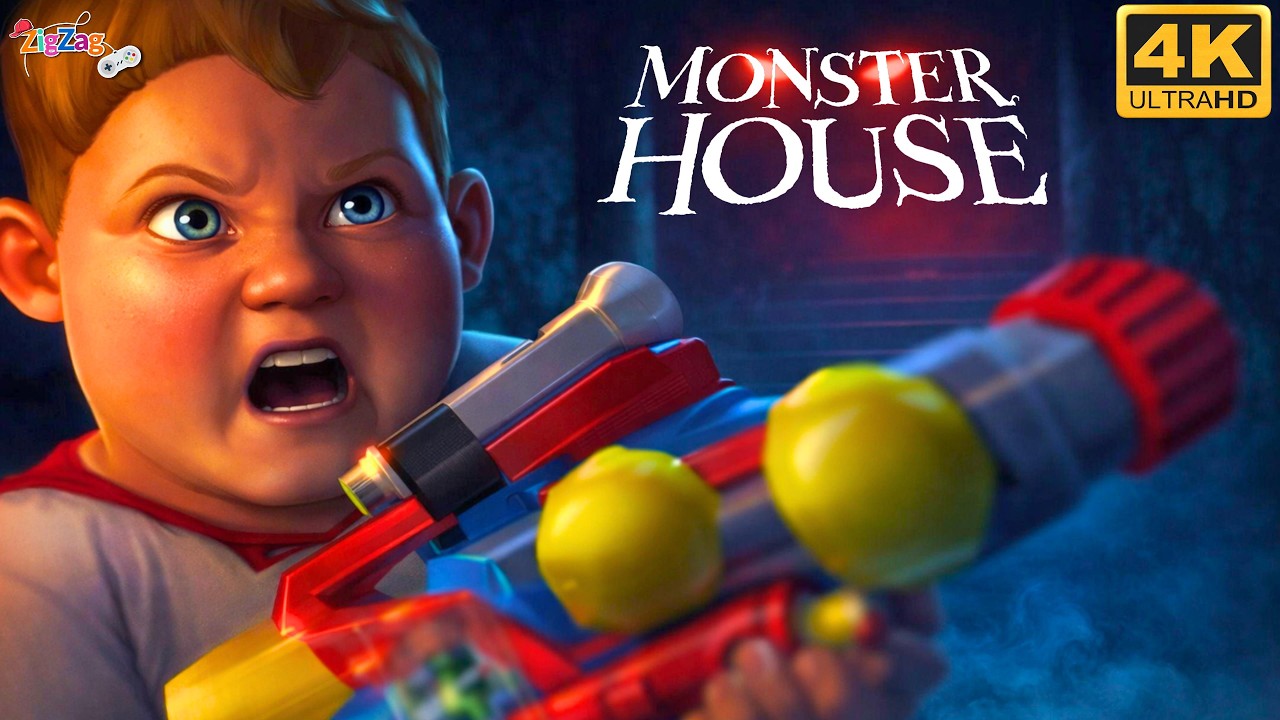 Monster House The Movie | All Game Cutscenes | GameCube 4K @ZigZagGamerPT