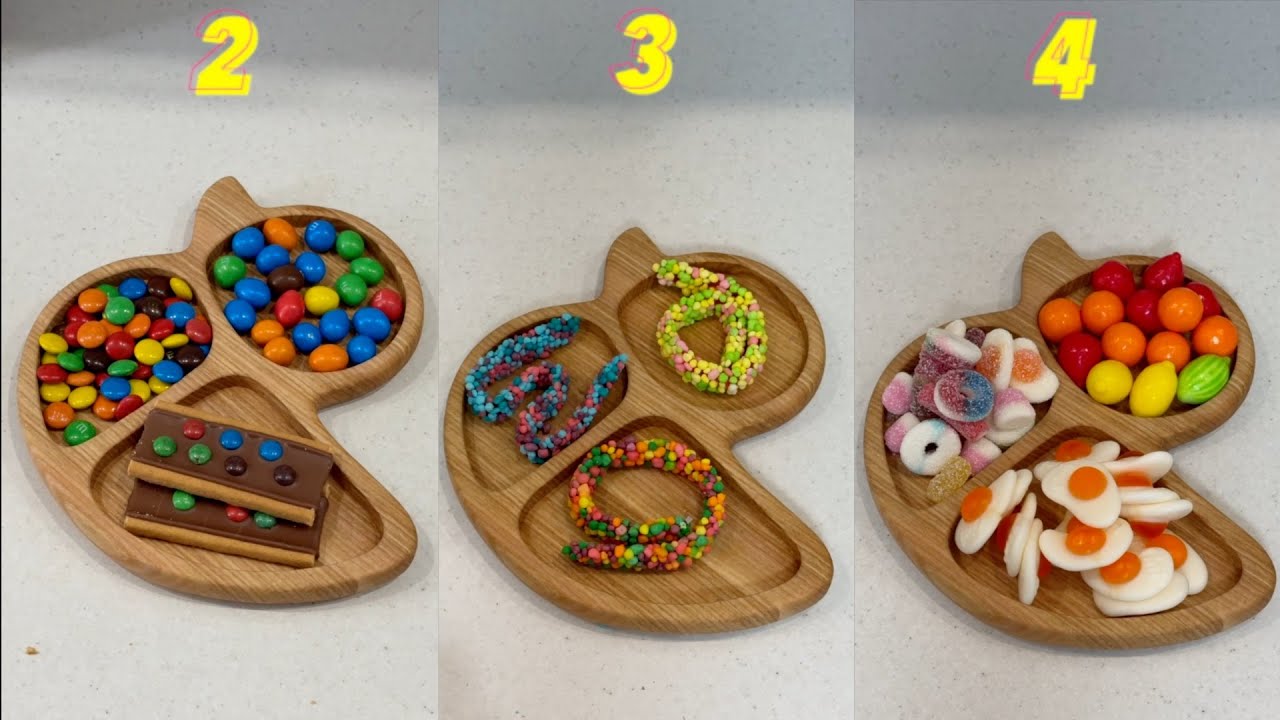 Filling 10 Platters With Sweets 🍭🍭🍭 Which Platter Would You Like