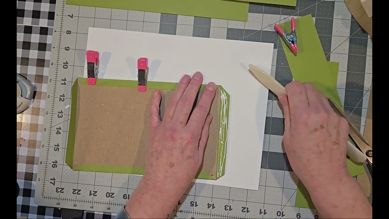Junk Journal Shades of Green Tutorial part 1