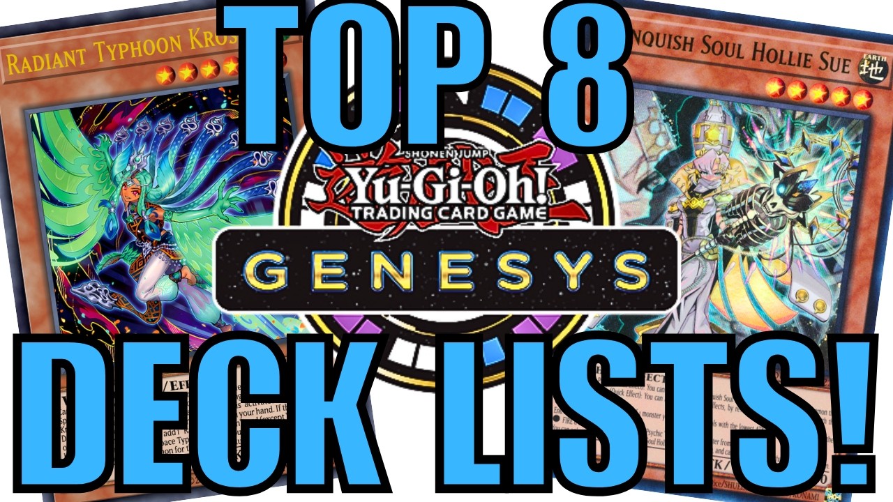 MY YCS EXPERIENCE AND GOING OVER THE TOP 8 DECK LISTS OF THE 300TH YCS! #ygogenesys