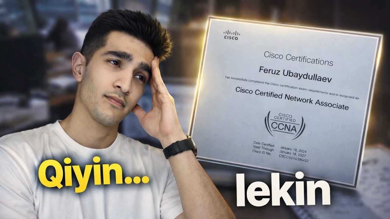CCNA aslida shunchalik qiyinmi?