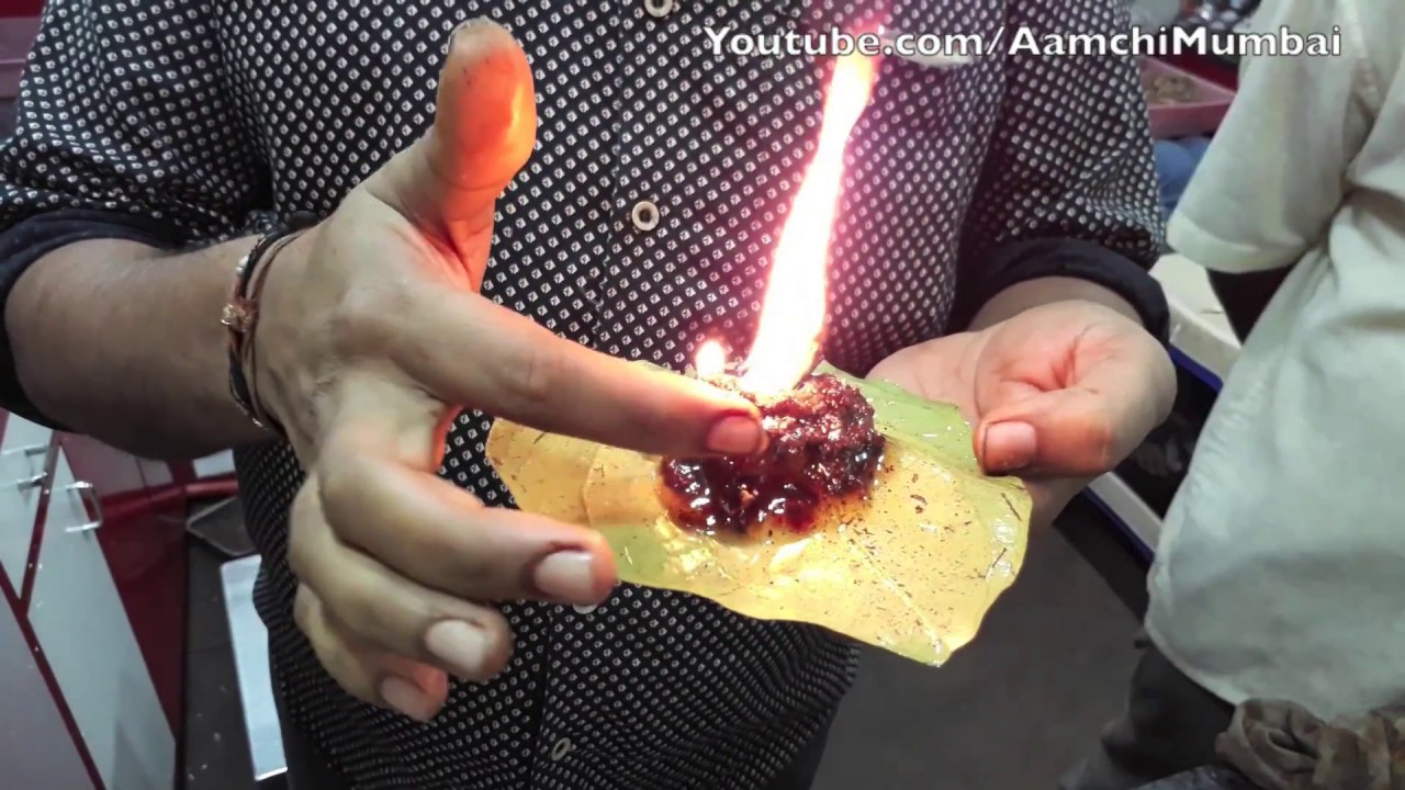 Fire Paan in Mumbai | Burning Hot Mouth Freshener | Indian Street Food