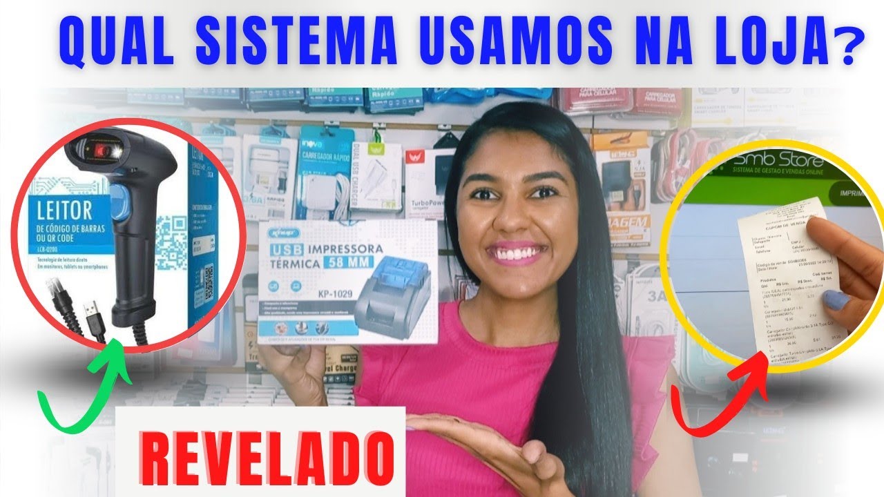 COMPRAMOS UM SISTEMA DE GESTÃO+Impressora de cupom e leitor de código de barras🤩