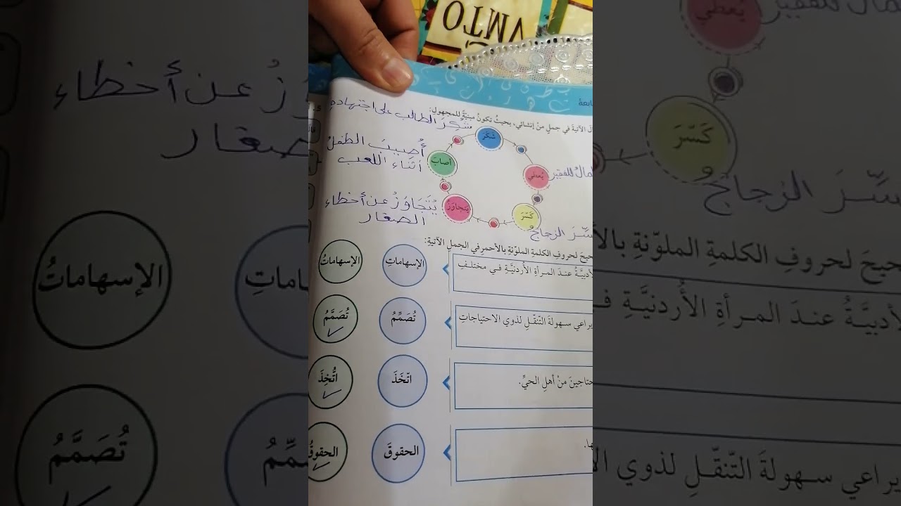 حل أسئلة درس الفعل المبني للمجهول ونائب الفاعل للصف الثامن الفصل الدراسي الثاني 