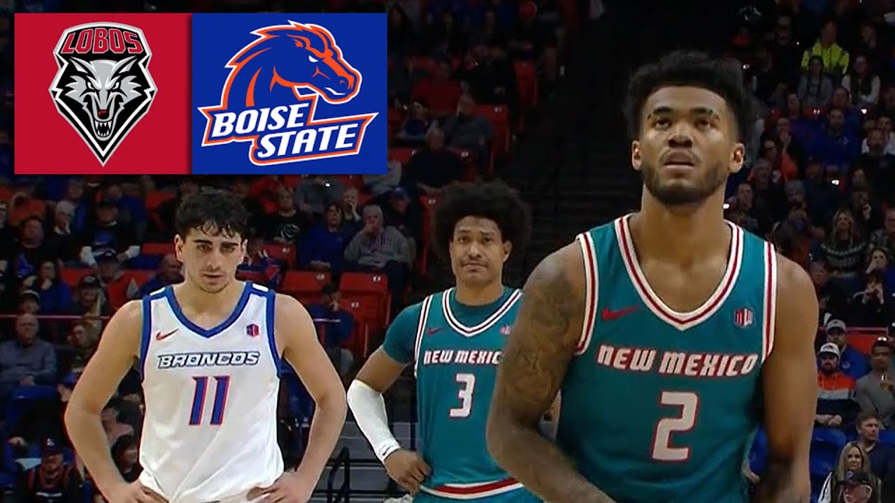 New Mexico vs Boise State Men's College Basketball Highlights Full Game, Feb 19 2025