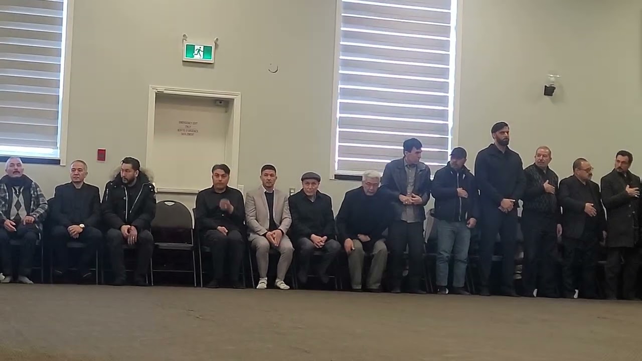 مراسم فاتحه خوانی به مناسبت‌ در گذشت مادر آقای شیرزاد در تورنتو کانادا 