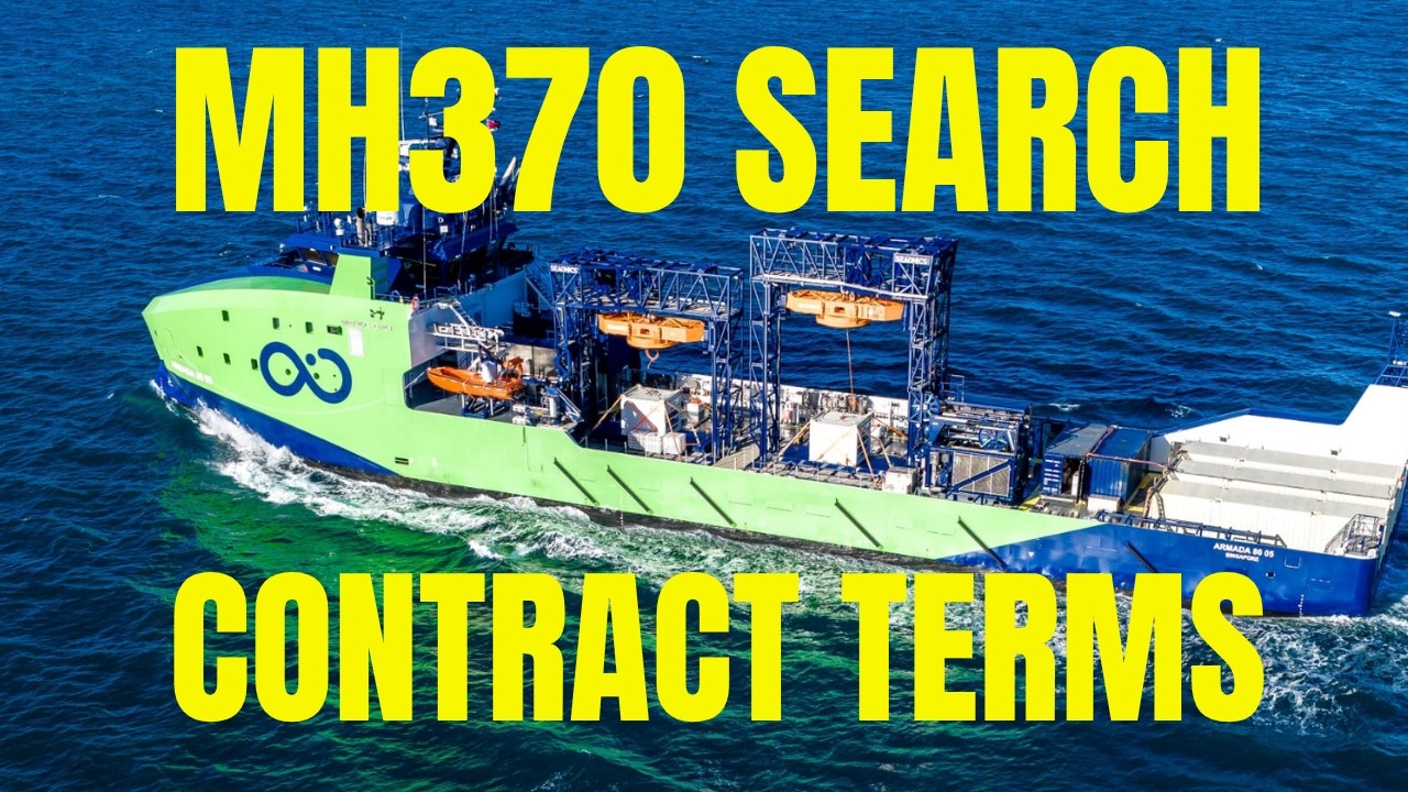 MH370 Search - Contract Terms