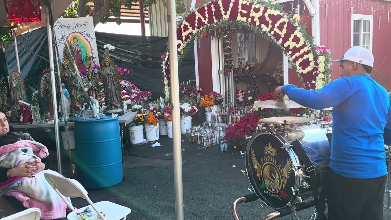 Virgen de Guadalupe compañía laguna farming invita banda Los Populares de Neftalí Alejandro 