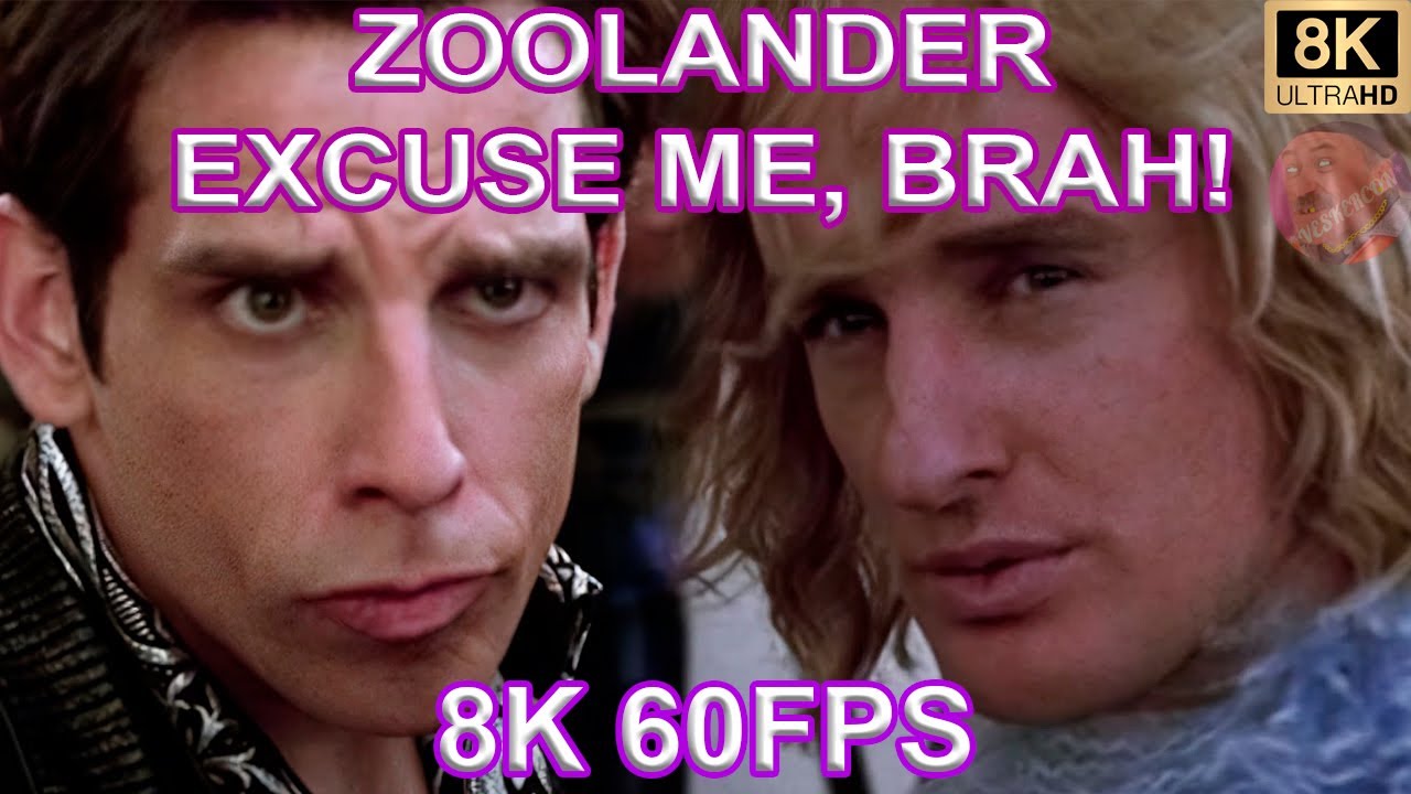 ZOOLANDER/EXCUSE ME, BRAH!/OH WHO IS SHE MEME ЗУЛАНДЕР 8K 60FPS😎😎😎