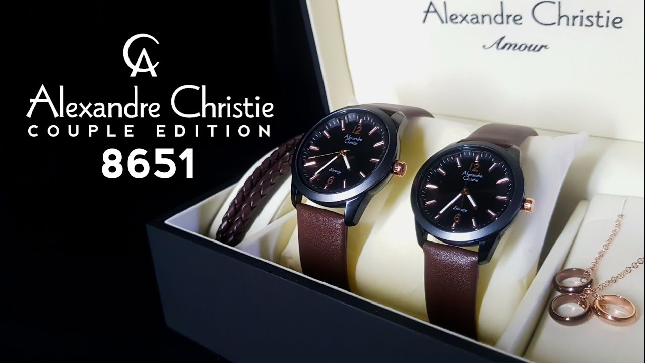 AMOUR ETERNITY | JAM TANGAN ALEXANDRE CHRISTIE COUPLE 8651