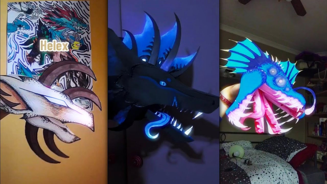 😱THE AMAZING Paper Dragon 🔥Puppet TikTok Compilation #10