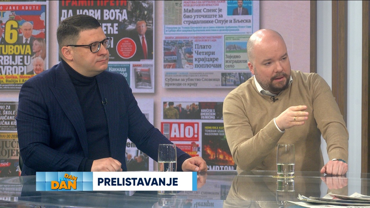 DAN NA DAN 09.03.2026. - PRELISTAVANJE - SAVA STAMBOLIĆ I ALEKSANDAR ĐURĐEV