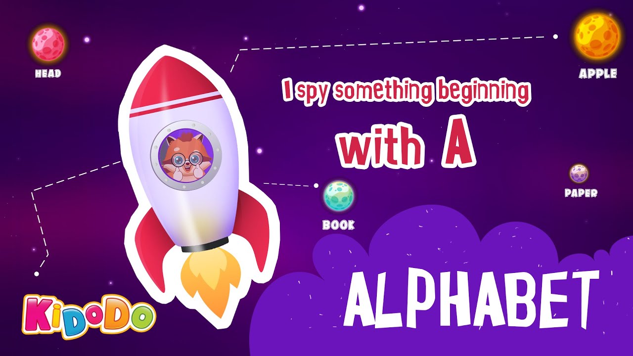 I spy something beginning with A | Letter Learning Adventure for Kids