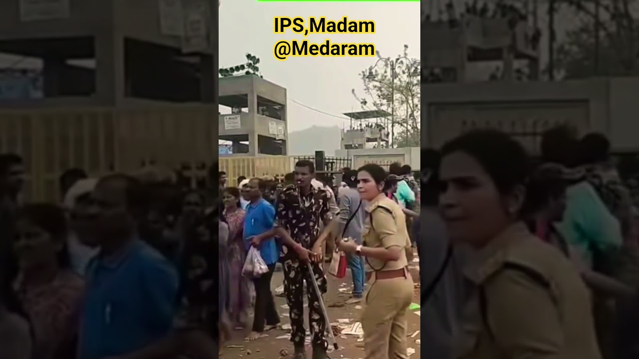 IPS Vasundhara Yadav 🔥 | Dance + Crowd ControlWomen Power at Medaram 💃🚨#medaramjathara#dance#viral