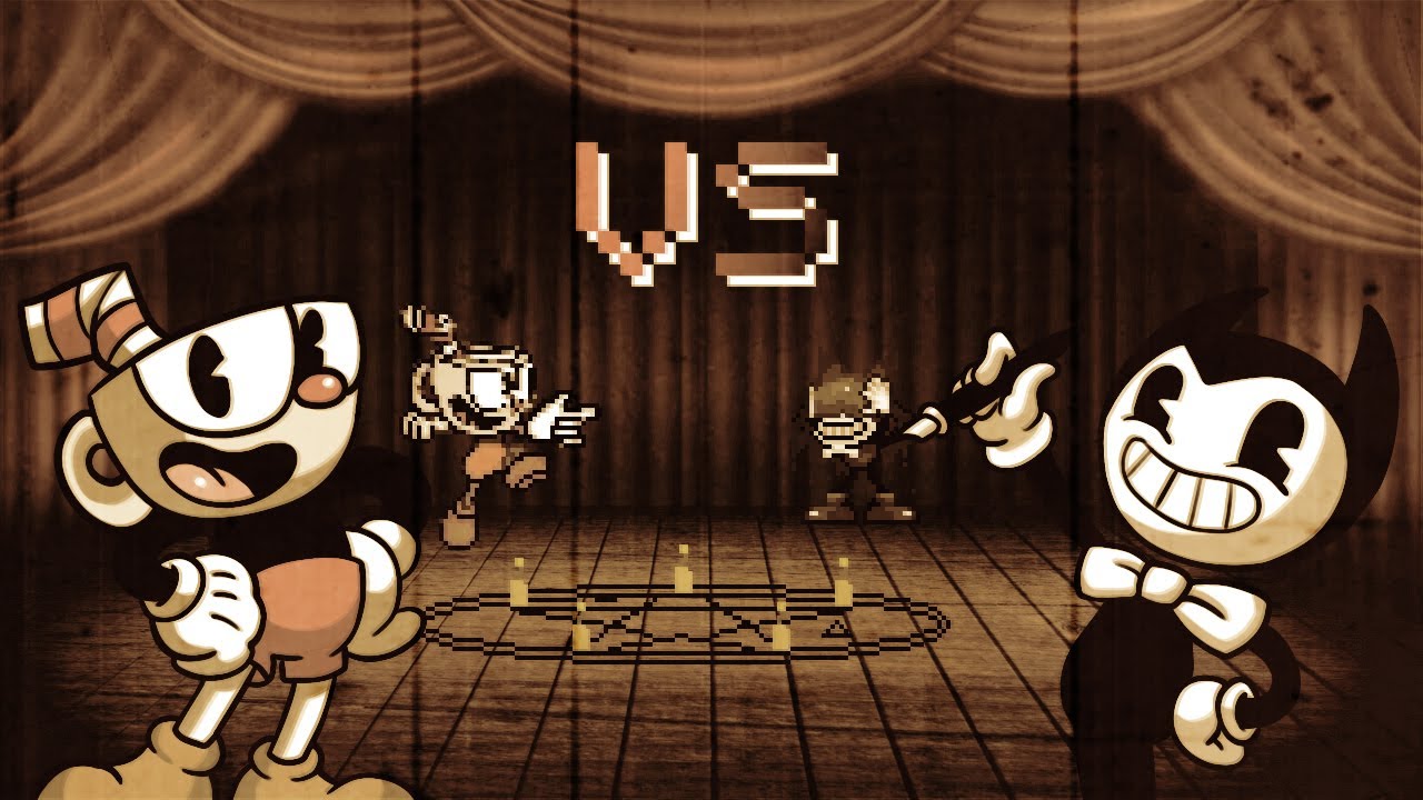 Cuphead VS Bendy - The 8Bit Rap Battles #15