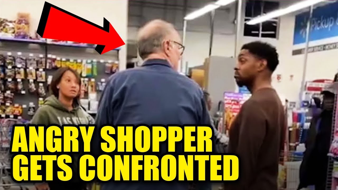 WATCH: Man Tries to RAM Shopping Cart into Woman, Anti-Karens Step In