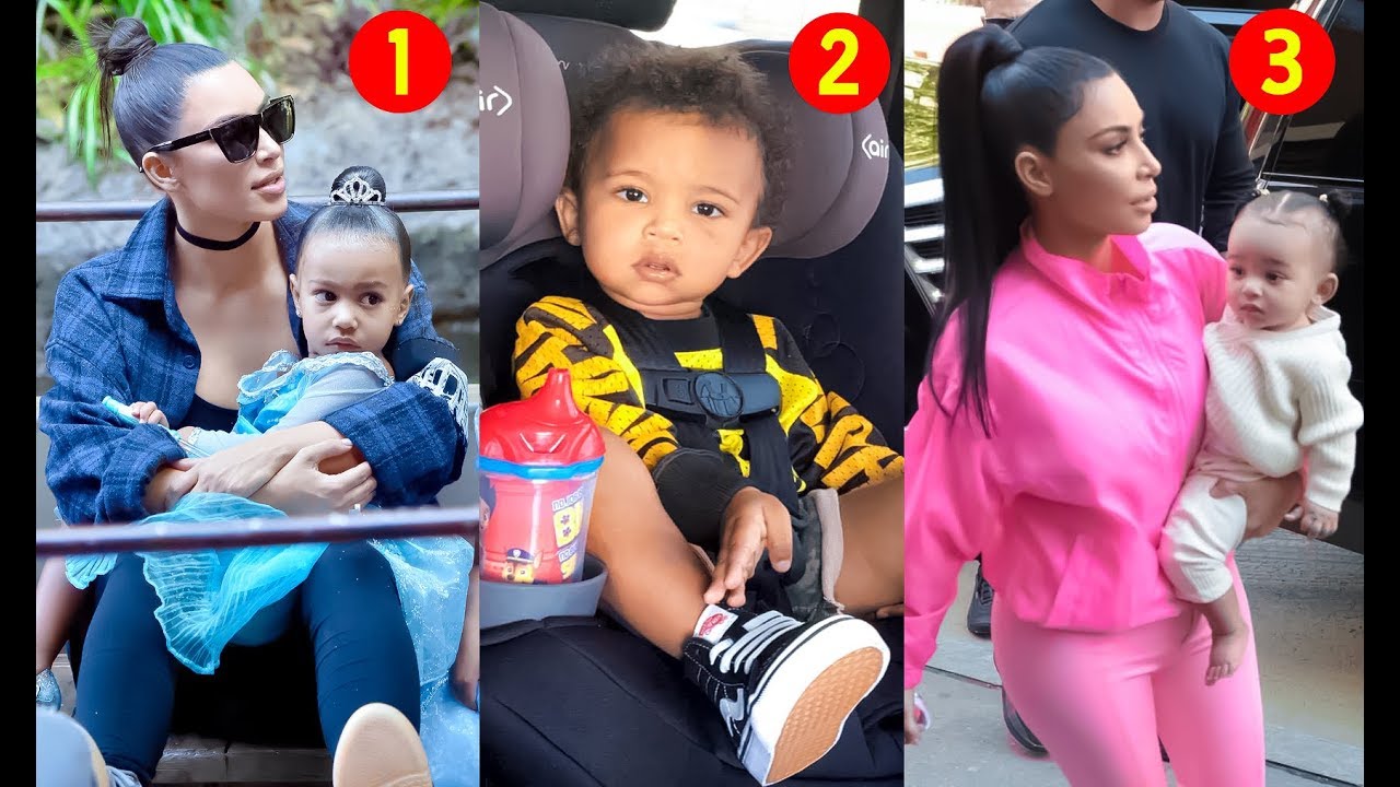 Kim Kardashian's Kids 2019  [  Saint West, North West, Chicago West ]