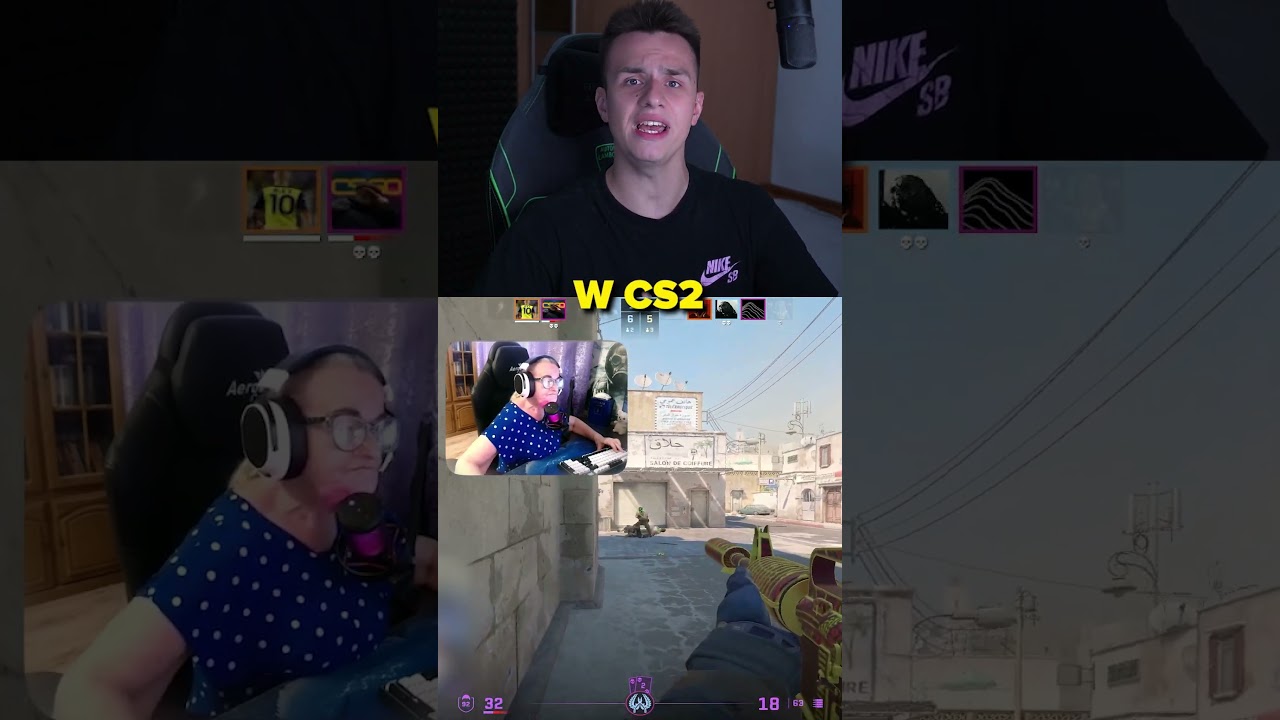 76 LETNIA STREAMERKA ZROBIŁA ACE W CS2