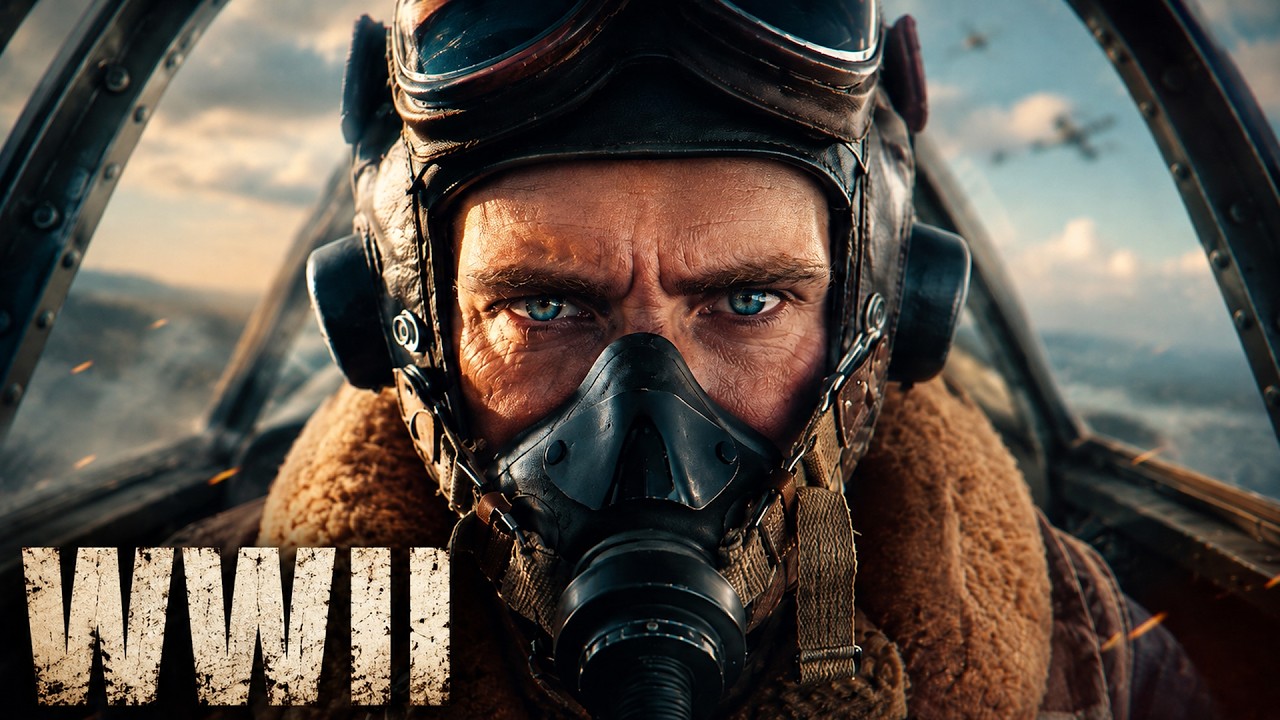 He Ruled The Skies As WWII's Youngest Ace!.. | Full Drama War Movie