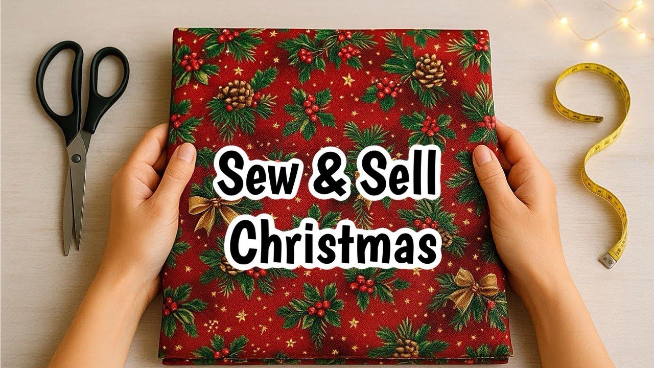 3 Easy Christmas Sewing Projects to Make and Sell (In Under 10 Minutes!)
