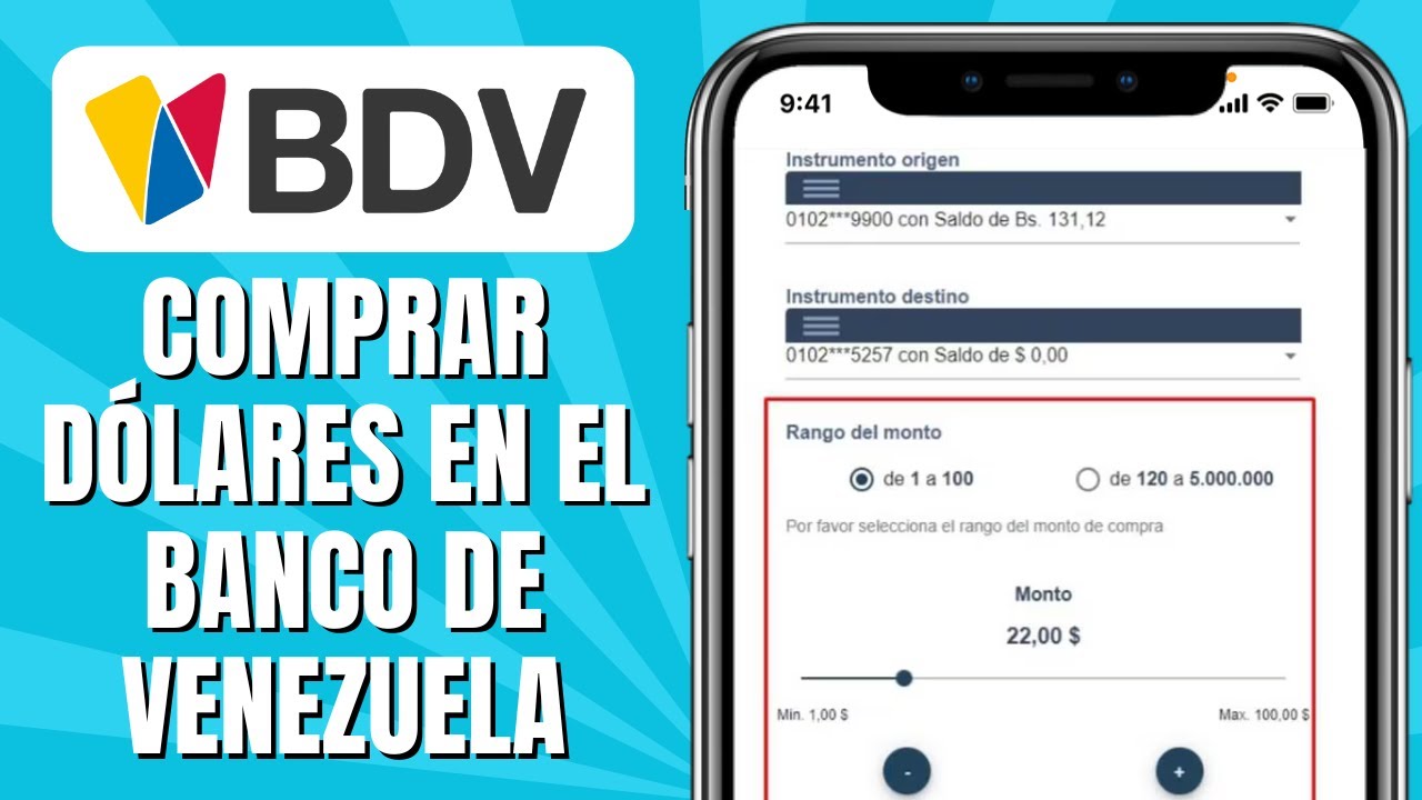 C&oacute;mo COMPRAR D&oacute;lares En El Banco De Venezuela