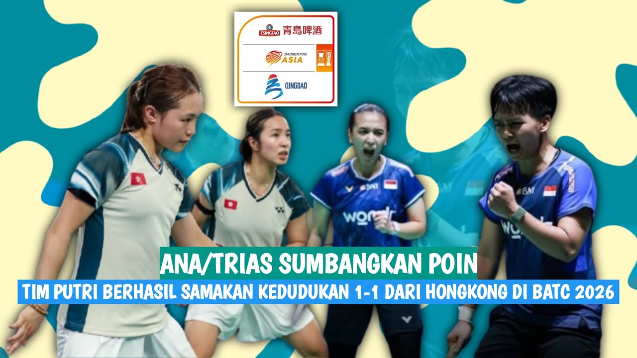 🔴LIVE - Febriana D K/Meilysa T P Vs Yeung N T/Yeung P L - Badminton Asia Team Championships 2026