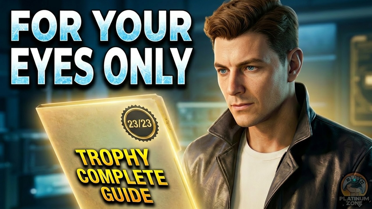 For your eyes only Trophy Complete Guide in 007 First Light