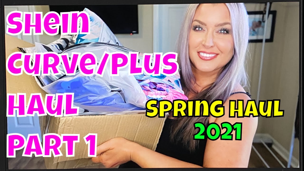 Shein Curve Haul | Spring 2021 | Plus Size Fashion Try on Haul | HOTMESS MOMMA VLOGS