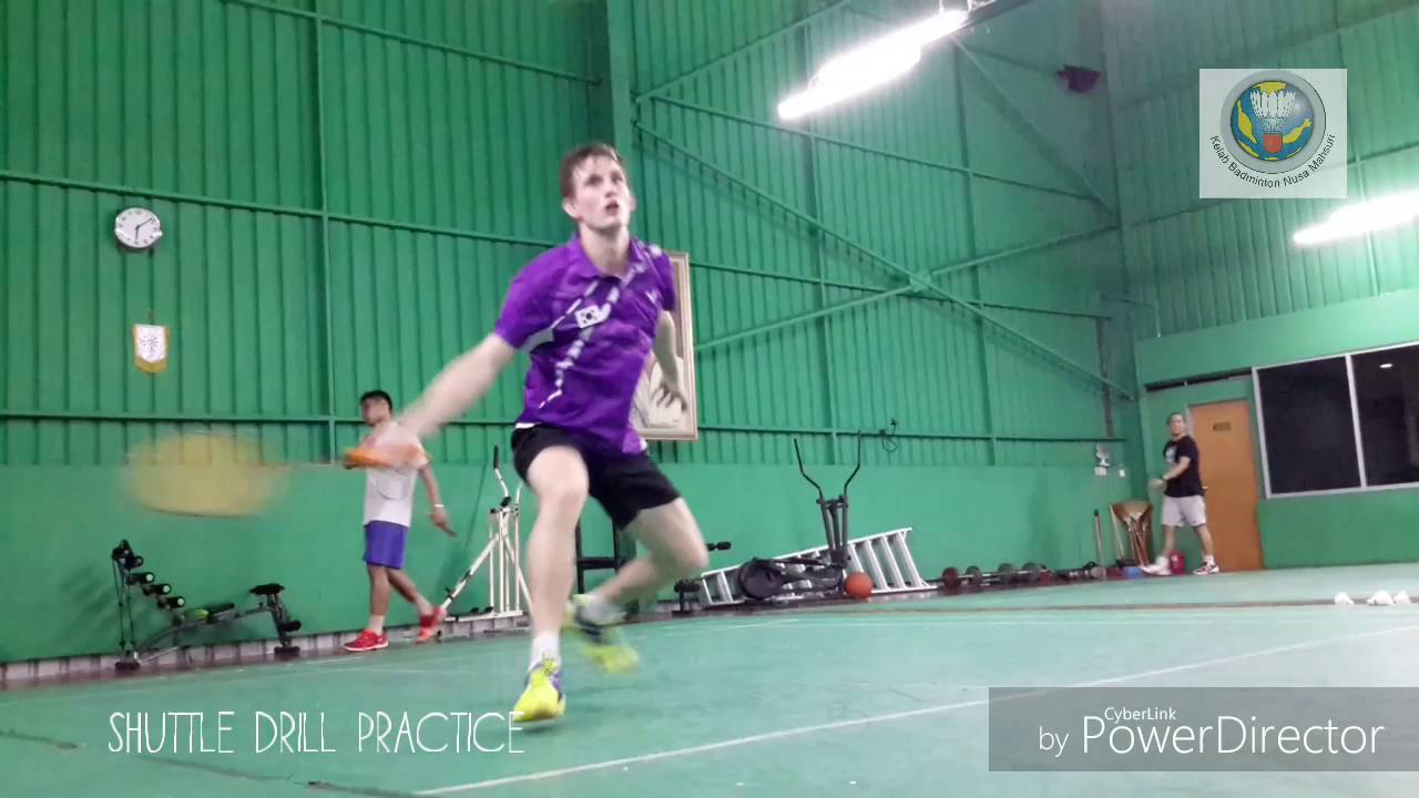 Shuttle drill practice by Dr Misbun Sidek