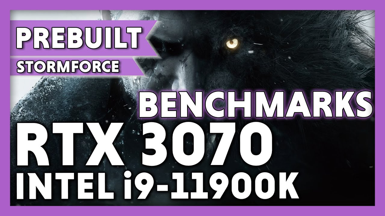 Stormforce Prism Prebuilt Gaming PC benchmarks i9-11900k RTX 3070