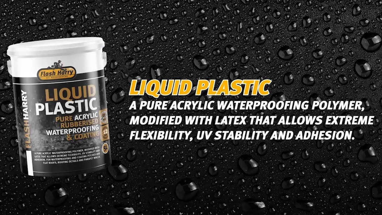 Liquid Plastic - Rubberized Waterproofing & Coating - 350% Stretch