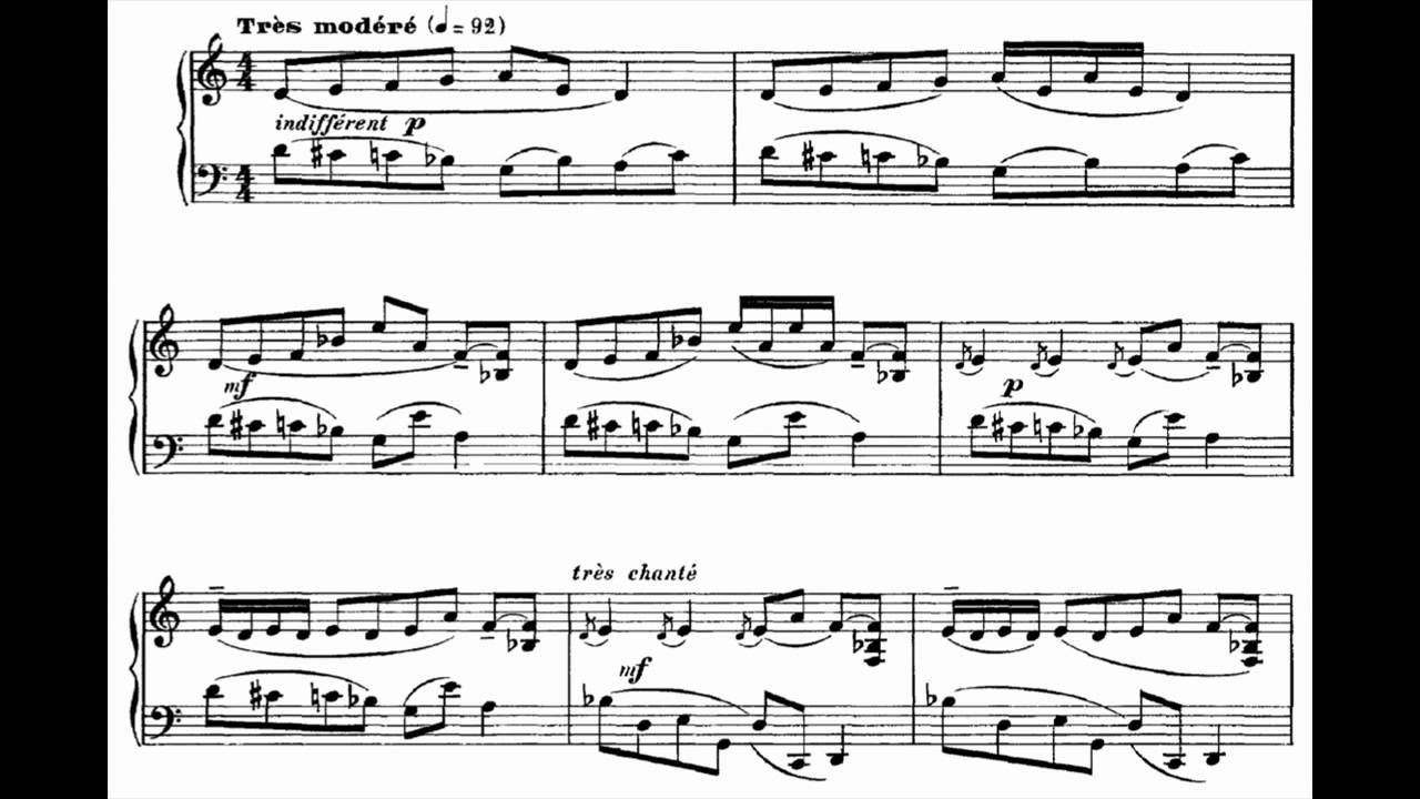 Francis Poulenc - Trois Mouvements Perpétuels
