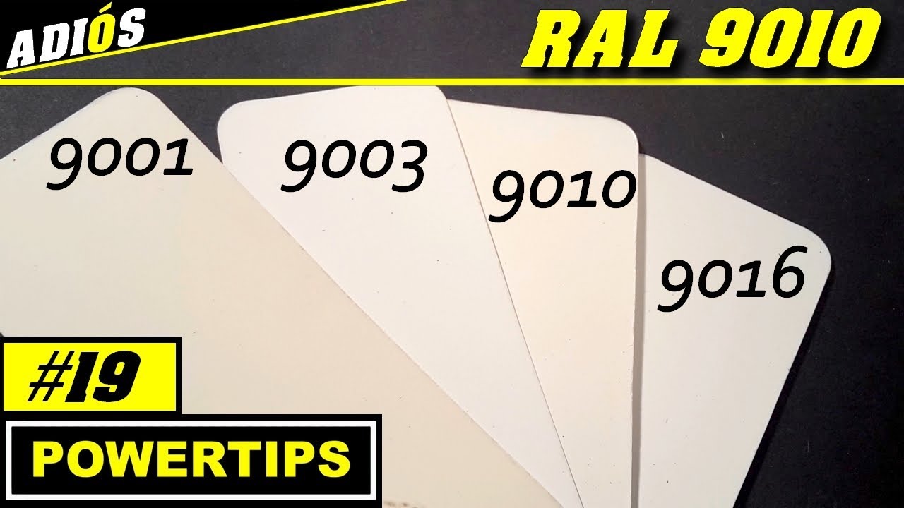RAL 9010 IS DE JUISTE KLEUR!