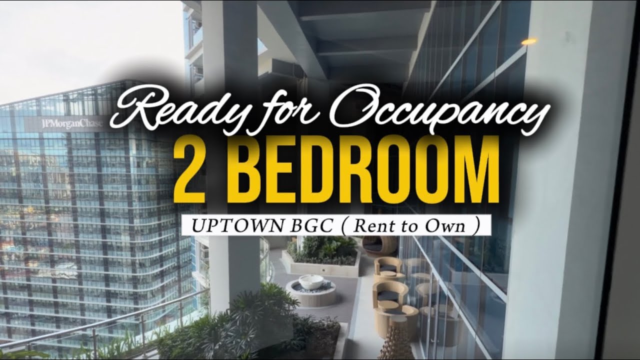 2 Bedroom with Balcony ( 75.50 sqm ) UPTOWN PARKSUITES For Sale thru Rent to Own