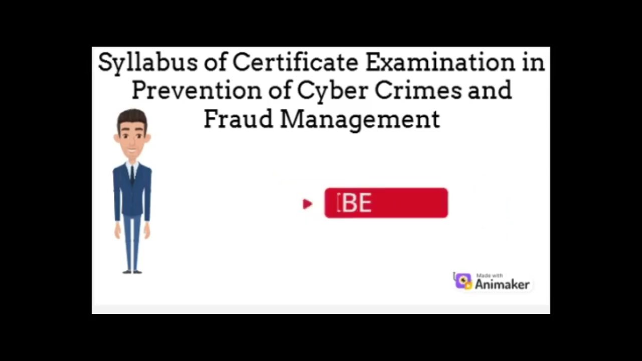 PREVENTION OF CYBER CRIMES AND FRAUD MANAGEMENT Complete Course