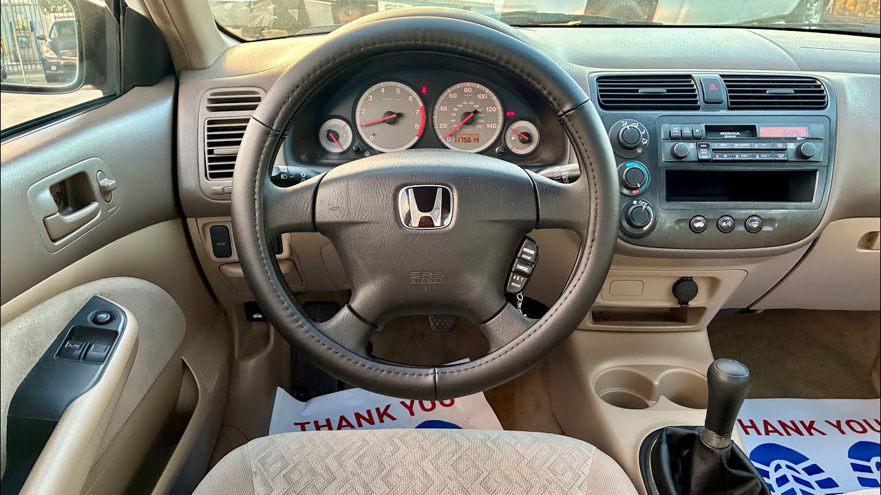 2001 Honda Civic LX 5-SPEED {{MT}} POV RELAXING SLOW ASMR CAT TEST DRIVE