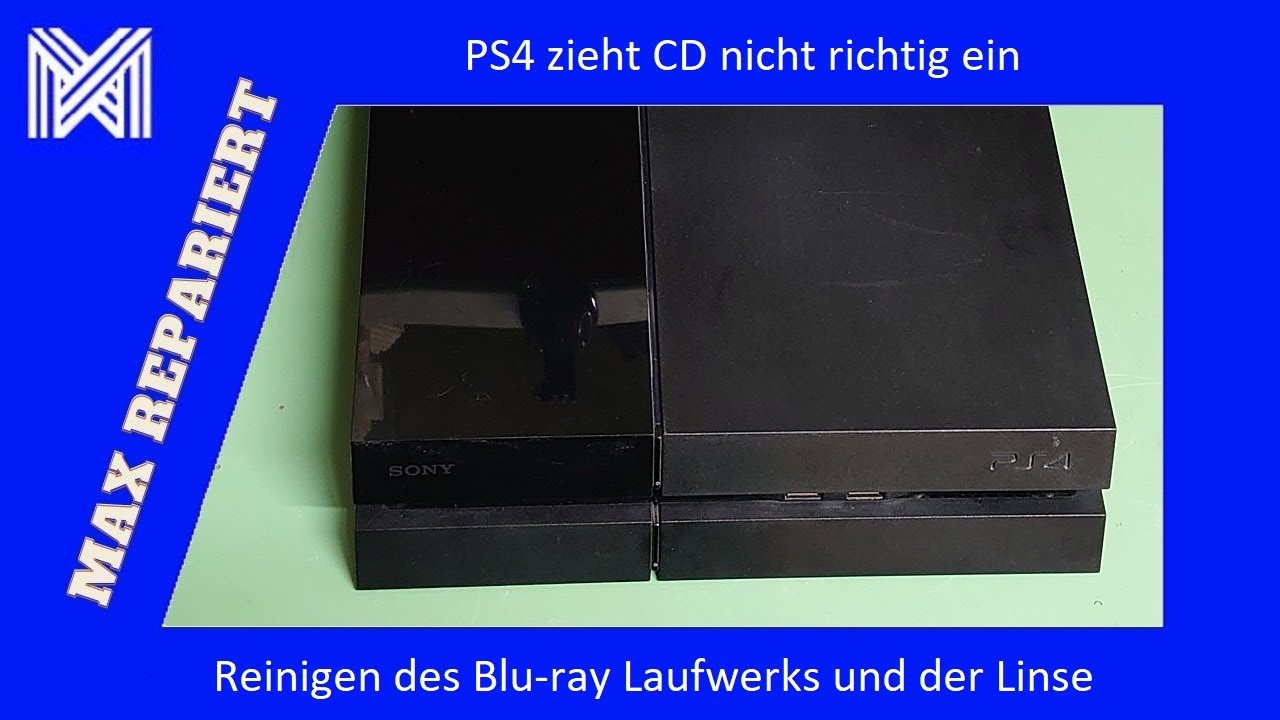 PS4 Laufwerk zerlegen und reinigen / PS4 nimmt CD nicht an MAX REPARIERT