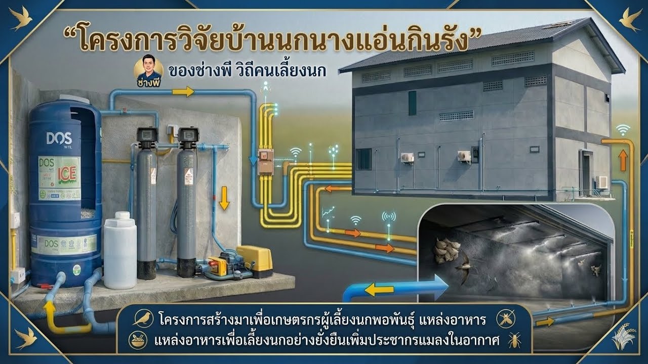 ตรวจเช็คงานระบบเตรียมพร้อม การทำวิจัยเลี้ยงแมลงเลี้ยงนก 089-291-1299