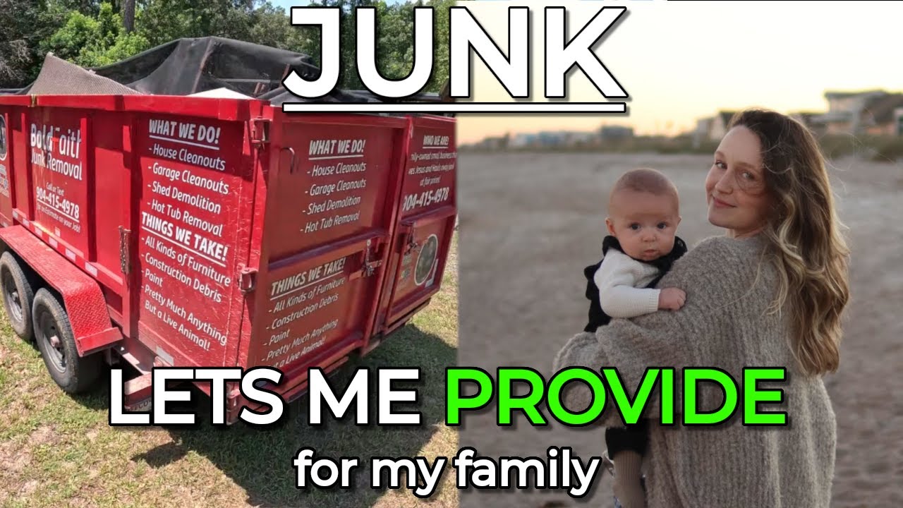My Junk Removal Business lets me provide for my family | Bringing home treasures today!