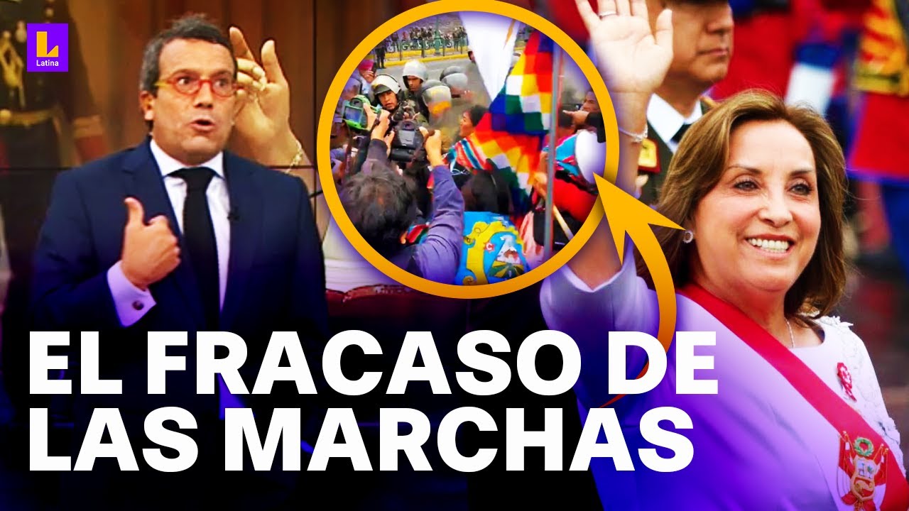 Marchas contra Dina Boluarte: 