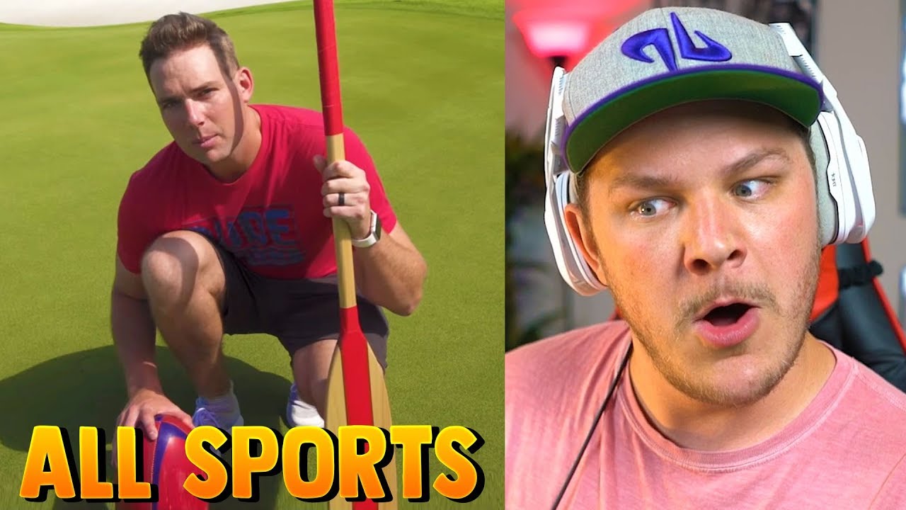 Все виды спорта Golf Battle 3 | Dude Perfect — Реакция