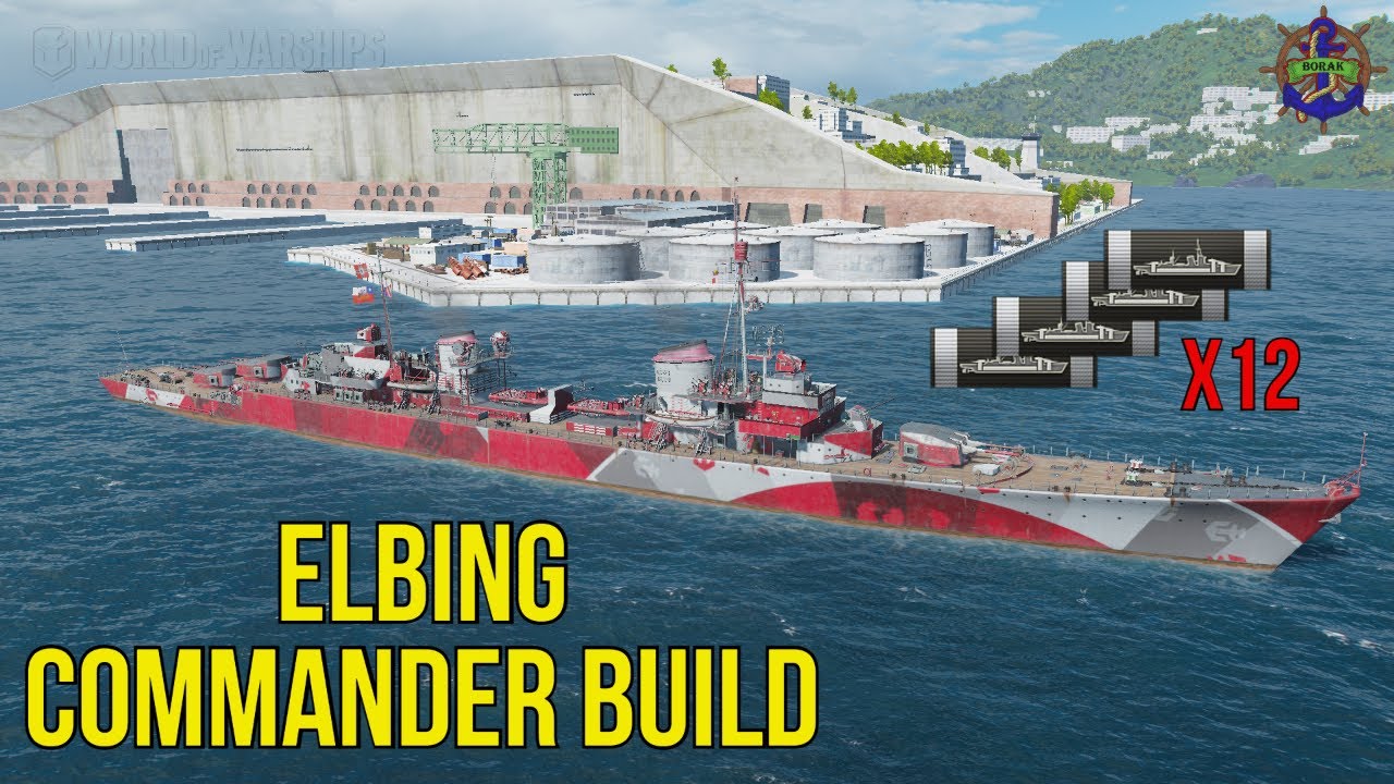 ✅Commander Build❗❗ELBING Build 2022 German Destroyer, World of Warships