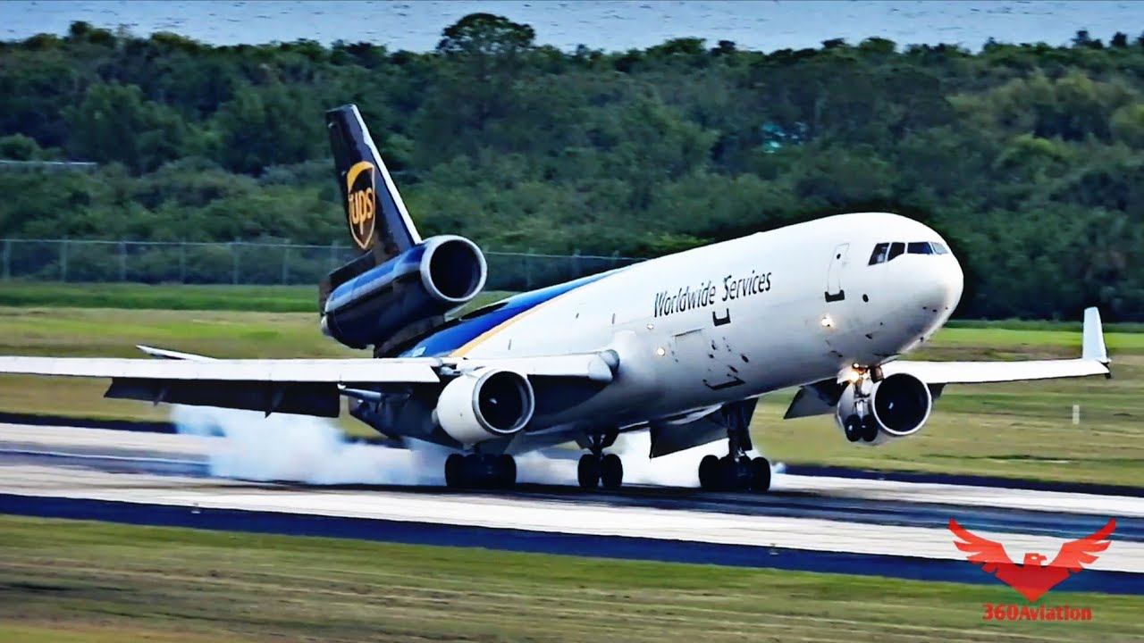 Md11 aterrizando fuerte Go-Around #florida #usa #aviation #tampa