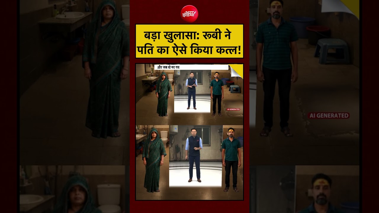 बड़ा खुलासा: आगरा की रूबी ने पति का ऐसे किया कत्ल! | Agra Murder News #shorts #ndtvindia