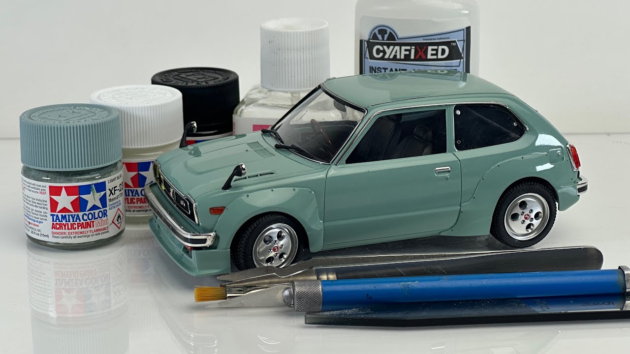 Try buildiing a Custom Honda Civic Hatchback in Miniature [FULL BUILD]