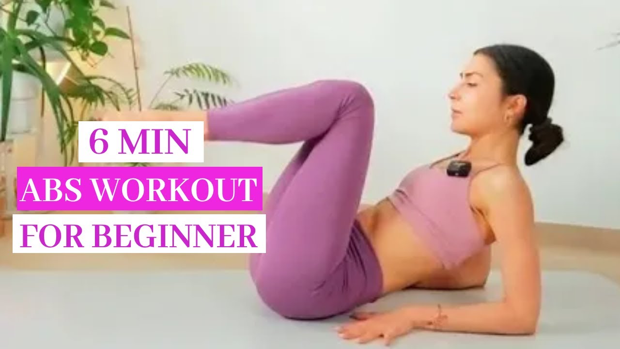 6 MIN EXPRESS ABS WORKOUT - great for beginners | (ENG)