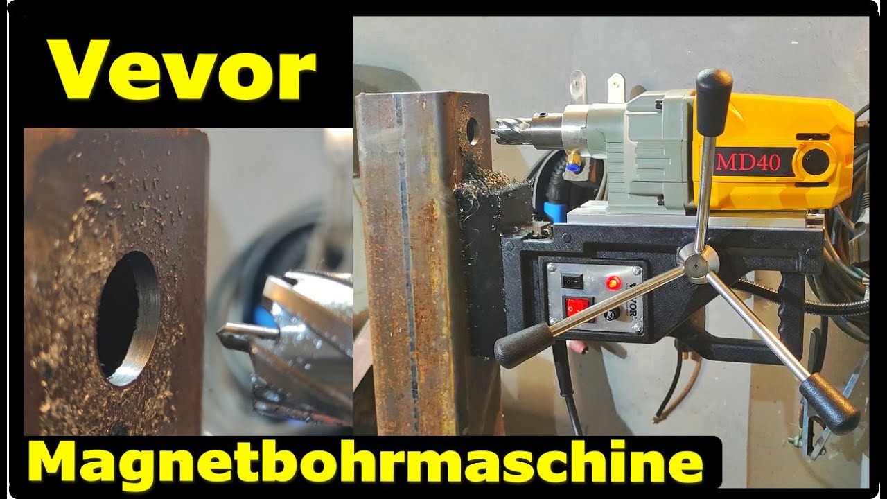 VEVOR 1100 W Magnetbohrer Magnetbohrmaschine 12000 N