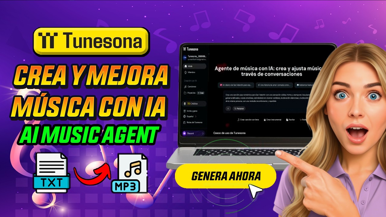 El Agente de IA que Crea y Mejora tu Música en Segundos | Tunesona 🎵
